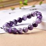 💜 The Man Herbs – Purple Natural Amethyst Bracelet (Unisex) 💜