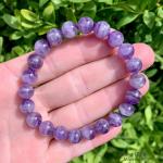 💜 The Man Herbs – Purple Natural Amethyst Bracelet (Unisex) 💜