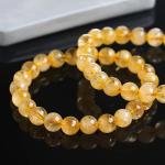 ☀️ The Man Herbs – Yellow Natural Citrine Bracelet (Unisex, 8mm) ☀️