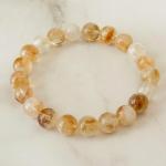 ☀️ The Man Herbs – Yellow Natural Citrine Bracelet (Unisex, 8mm) ☀️