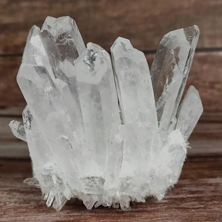 ✨ The Man Herbs – Transparent Natural Clear Quartz (Spatik) Bracelet (Unisex, 8mm) ✨
