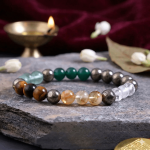 Dhan Yog Sapta-Ratna Bracelet | Astrological & Vedic Focused | Prosperity & Wealth Focused | Money Magnet Bracelet