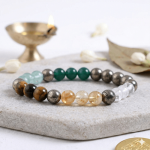 Dhan Yog Sapta-Ratna Bracelet | Astrological & Vedic Focused | Prosperity & Wealth Focused | Money Magnet Bracelet