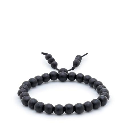 🔮 Karungali Bracelet – Lab Certified | Pure Ebony Wood | 23–26 Beads (6–8 mm)