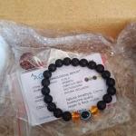 🌋🧿 Original Lava Stone with Evil Eye Protection Bracelet (Unisex, 8mm) |  Lab Certified🧿