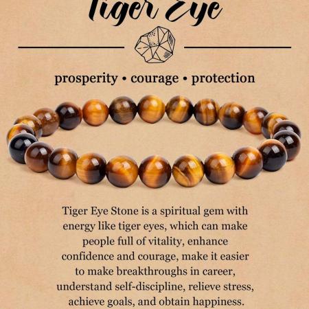 The Man Herbs Tiger Eye Bracelet original 8mm